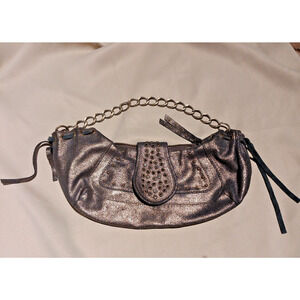 Y2K Steve Madden Gold Metallic Handbag with Gold Straps